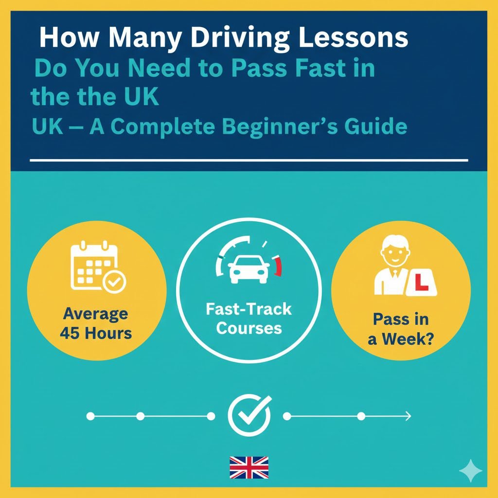 How Many Driving Lessons Do You Need to Pass Fast in the UK — A Complete Beginner’s Guide