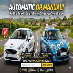Automatic or Manual? Find the Perfect Intensive Driving Course Near You in the UK